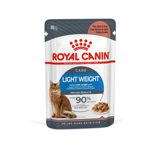 Royal Canin Light Weight Care – Hrană Umedă pentru Pisici Adulte, în Sos – 85 g